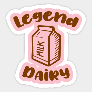 Legendary (Dairy) Chocolate Milk Sticker